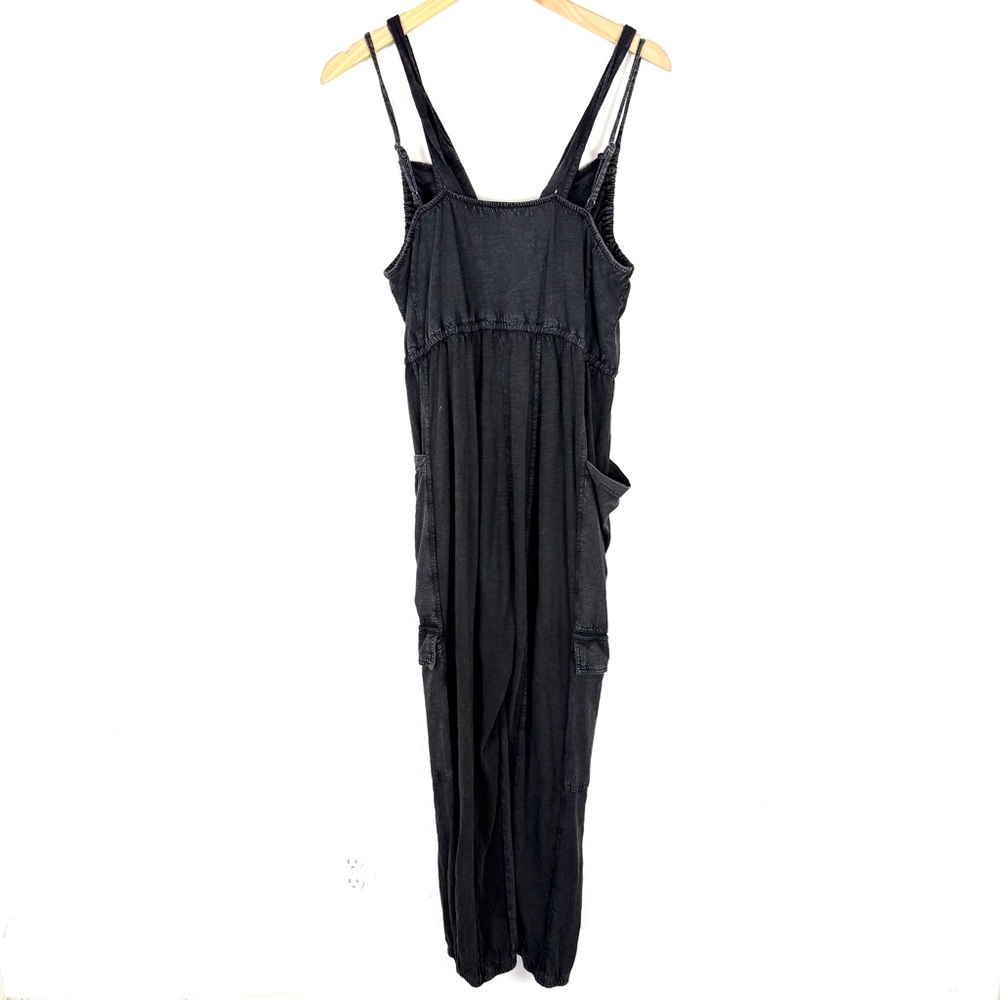 Anthropologie Black Sleeveless Utility Jumpsuit - Picture 11 of 12